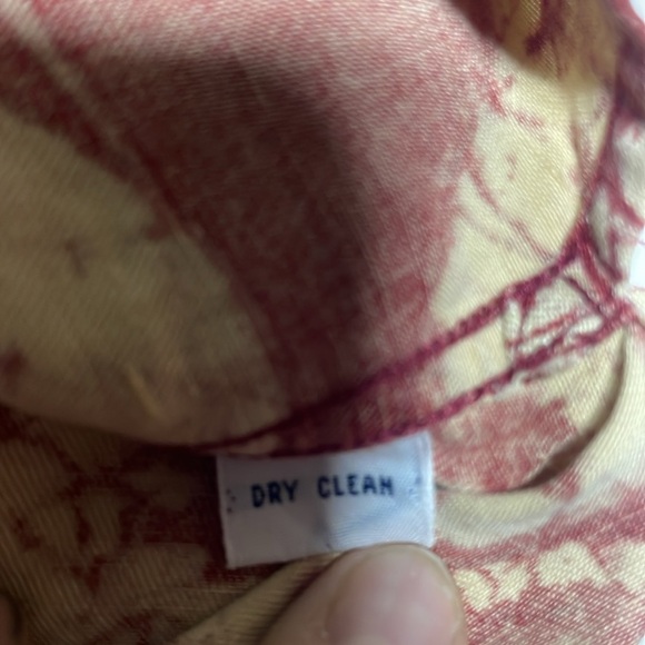 Vintage polo Ralph Lauren 90s red leaf print Hawaiian camp shirt Men’s L - Picture 10 of 10